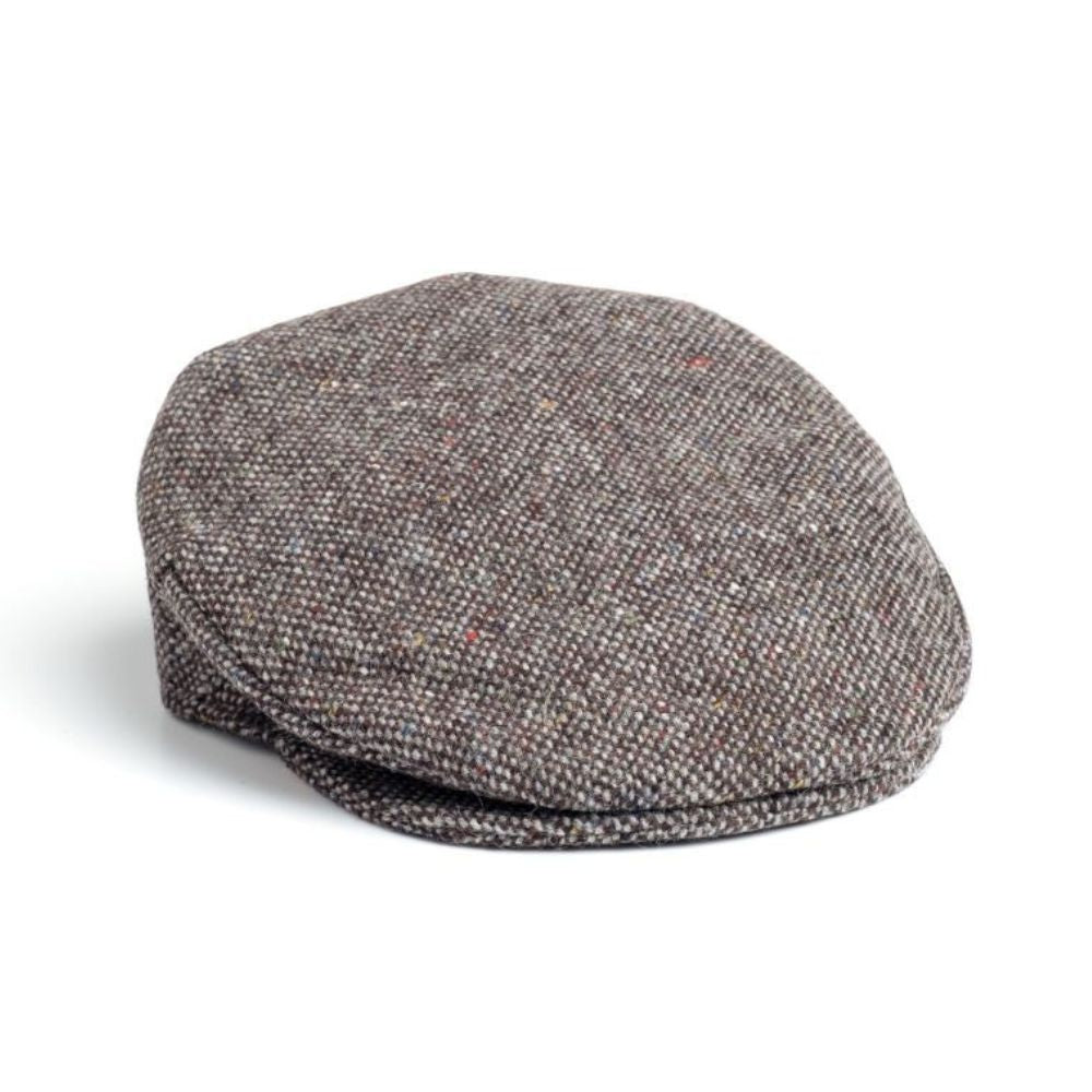 Men's Classic Irish Wool Tweed Flat Cap Grey Creative Irish Gift