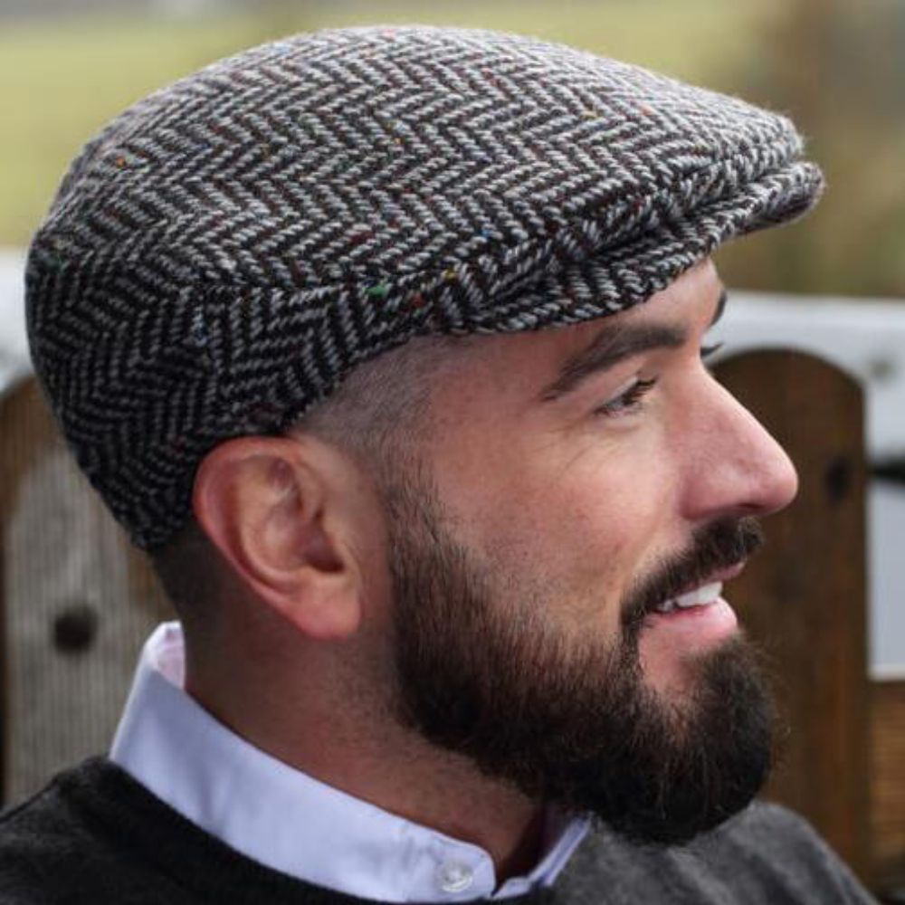 Men's Classic Irish Wool Tweed Flat Cap Creative Irish Gift