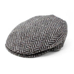 Men's Classic Irish Wool Tweed Flat Cap Grey Creative Irish Gift