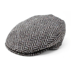 Men's Classic Irish Wool Tweed Flat Cap Grey Creative Irish Gift