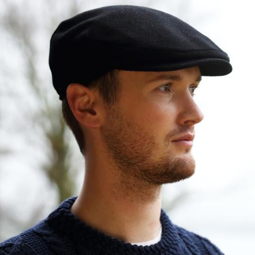 Men's Classic Irish Wool Tweed Flat Cap