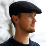 Men's Classic Irish Wool Tweed Flat Cap