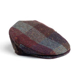 Men's Classic Irish Wool Tweed Flat Cap Purple Creative Irish Gift