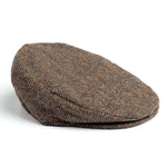 Men's Classic Irish Wool Tweed Flat Cap Green Brown Creative Irish Gift