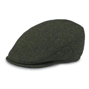 Men's Classic Irish Wool Tweed Flat Cap Green Creative Irish Gift