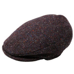 Men's Classic Irish Wool Tweed Flat Cap Brown Creative Irish Gift