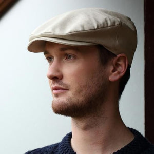 Men's Irish Linen Flat Cap