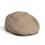 Men's Irish Linen Flat Cap Khaki Creative Irish Gift