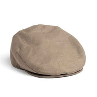 Men's Irish Linen Flat Cap Khaki Creative Irish Gift