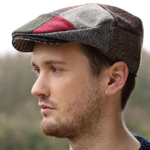 Men's Classic Irish Wool Tweed Flat Cap