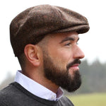 Men's Irish Woollen Tweed Newsboy Cap