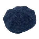 Men's Irish Woollen Tweed Newsboy Cap Blue Creative Irish Gift