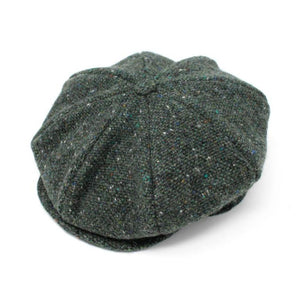 Men's Irish Woollen Tweed Newsboy Cap Green Creative Irish Gift