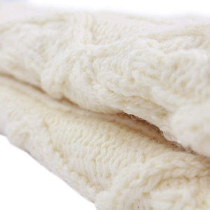 Traditional Aran Merino Wool Throw studio Creative Irish Gift