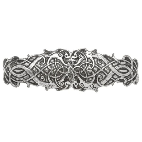 AB752 Celtic Knotwork Pewter Hair Barrette Creative Irish gift