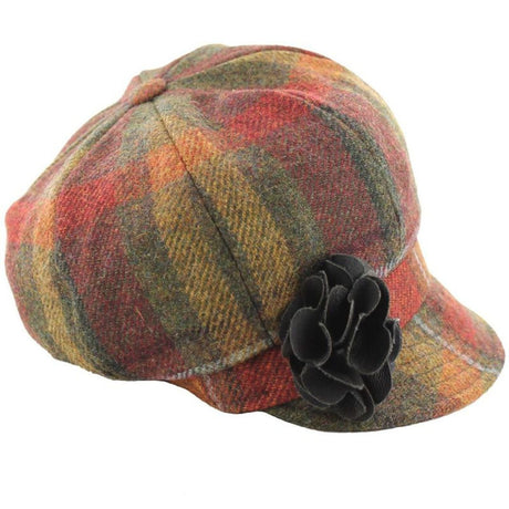 AC935 Women's Irish 8 Piece Hat with Rosette Detail, Fall Leaves Studio  Creative Irish Gifts.com