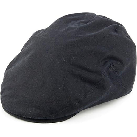 AD716-Navy Men's Waxed Cotton Irish Flat Cap, Navy Creative Irish gift