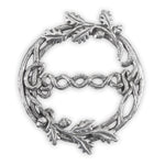 Celtic-Themed Pewter Scarf Ring Creative Irish Gift