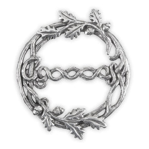 Celtic-Themed Pewter Scarf Ring Creative Irish Gift