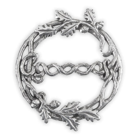 Celtic-Themed Pewter Scarf Ring Creative Irish Gift