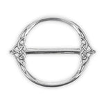 Celtic-Themed Pewter Scarf Ring Celtic Creative Irish Gift