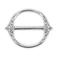 Celtic-Themed Pewter Scarf Ring Celtic Creative Irish Gift