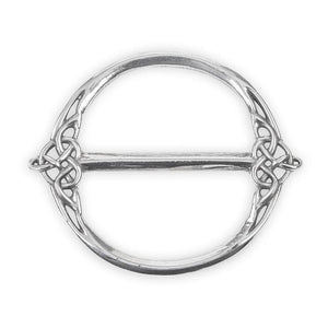 Celtic-Themed Pewter Scarf Ring Celtic Creative Irish Gift