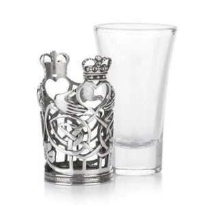  Vintage Pewter Scottish Shot Glasses Claddagh Creative Irish Gifts