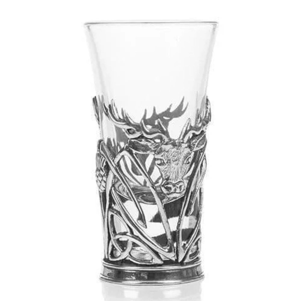  Vintage Pewter Scottish Shot Glasses Stag Studio Creative Irish Gifts