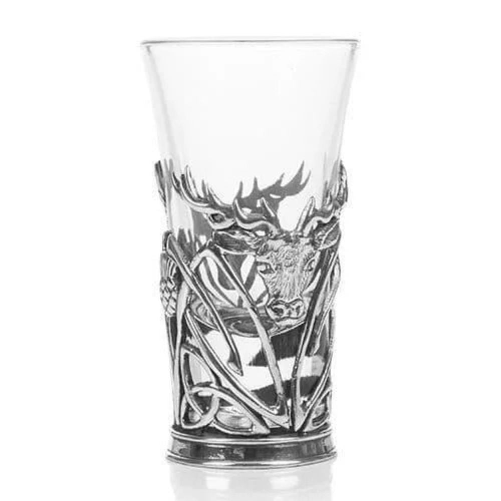  Vintage Pewter Scottish Shot Glasses Stag Studio Creative Irish Gifts