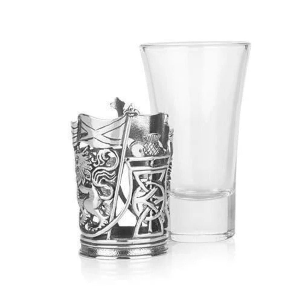  Vintage Pewter Scottish Shot Glasses Lion Creative Irish Gifts