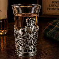  Vintage Pewter Scottish Shot Glasses Claddagh Lifestyle Creative Irish Gifts