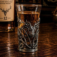  Vintage Pewter Scottish Shot Glasses stag Lifestyle Creative Irish Gifts