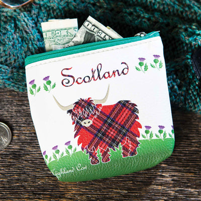 Scotland Highland Cow Coin Purse - Creative Irish Gifts