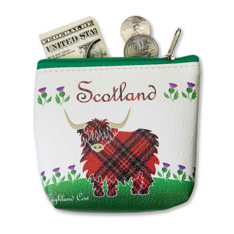 Scotland Highland Cow Coin Purse - Creative Irish Gifts