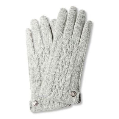 Grey Cable Knit Glove - Creative Irish Gifts