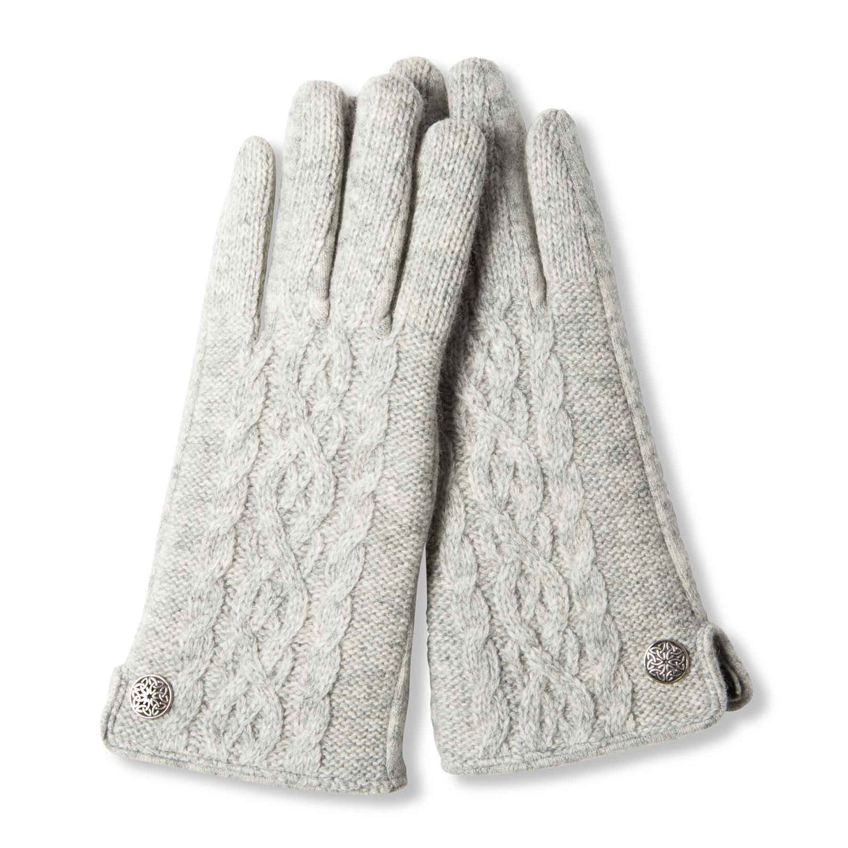 Grey Cable Knit Glove - Creative Irish Gifts