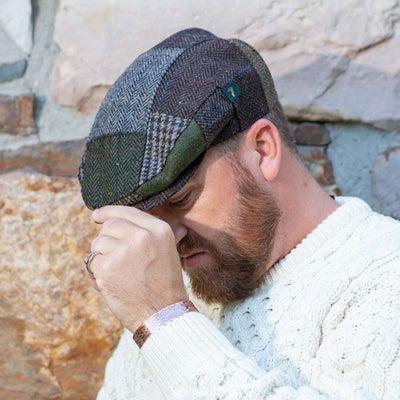 Green Patch Flat Cap - Creative Irish Gifts
