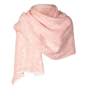 Newgrange Fern Wrap, Pink - Creative Irish Gifts
