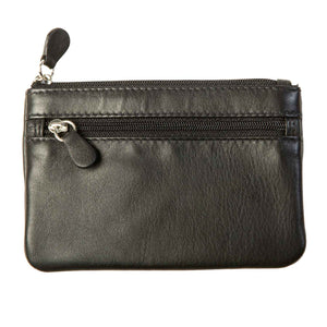 Celtic Knot Leather Coin Purse- Black - Creative Irish Gifts