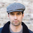 Herringbone Tweed Flat Cap - Creative Irish Gifts