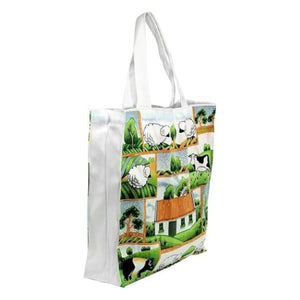 AG713 Irish Countryside Tote Bag side view Creative Irish Gifts.com 