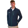 Men's Irish Retro Sports Zip Sweatshirt, Navy Creative Irish Gifts
