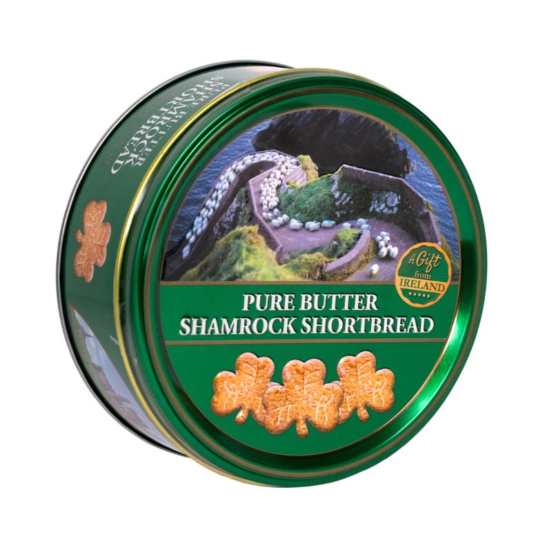 Traditional Shamrock Shaped Pure Butter Shortbread Creative Irish Gift