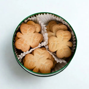 Traditional Shamrock Shaped Pure Butter Shortbread Inside View Creative Irish Gift