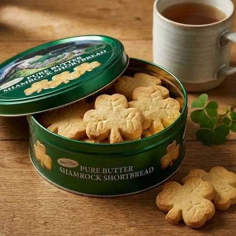 Traditional Shamrock Shaped Pure Butter Shortbread Creative Irish Gift