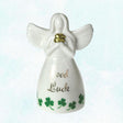 AIS-138063 Parian China Irish Angel Decoration, 'Good Luck' Message Creative Irish Gifts
