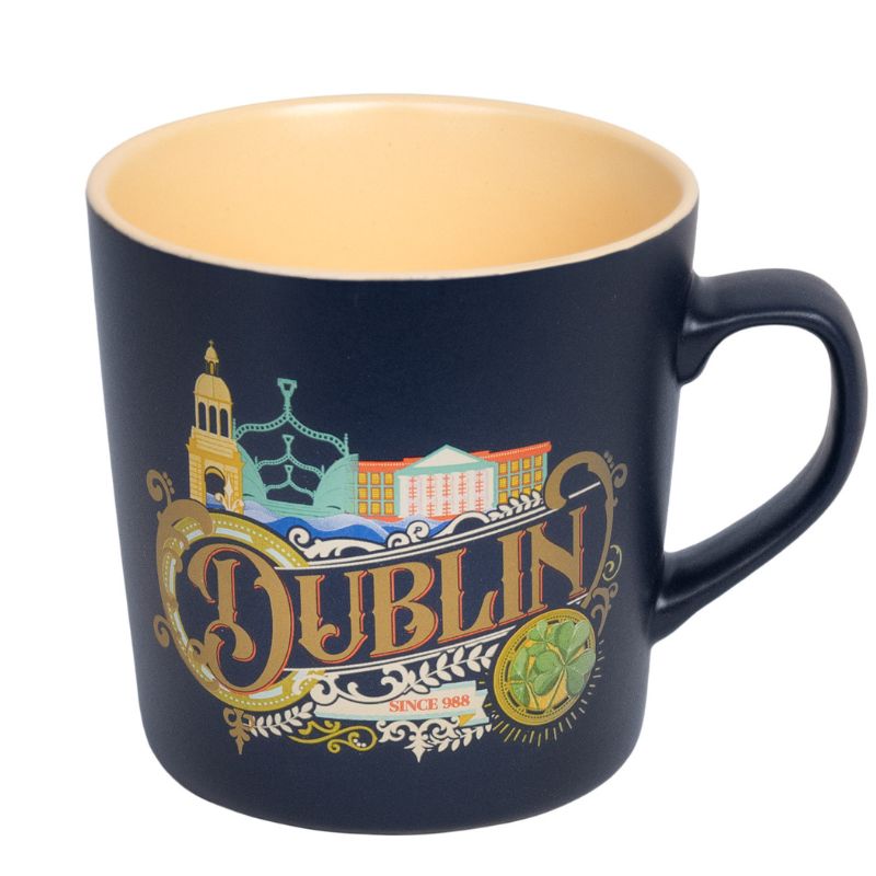 AIS-173910 Ceramic Dublin Irish Coffee Mug, Blue Creative Irish Gifts.com