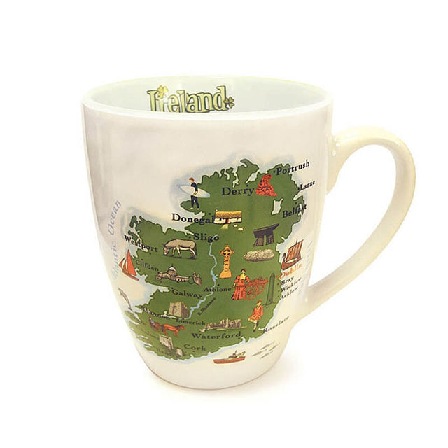 AIS-97193 Map of Ireland Coffee Mug Creative Irish gift