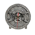 AOE-V88 Celtic Triple Moon Desk Clock  Creative Irish Gifts Front View
